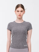 Silka Short Sleeve Tee: Grey