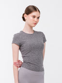 Silka Short Sleeve Tee: Grey