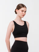 Aria Sports Bra: Black