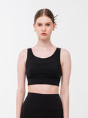 Aria Sports Bra: Black