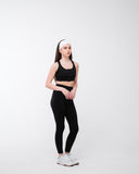 Silka High Waist Leggings with Mesh: Black