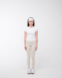 Silka High Waist Leggings: Light Ivory