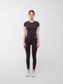 Silka Short Sleeve Tee: Graphite Grey