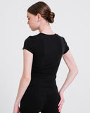 Silka Short Sleeve Tee: Black
