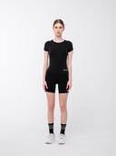 Silka Short Sleeve Tee: Black