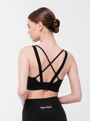 Aria Sports Bra: Black