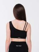 Selene Crop Top: Black