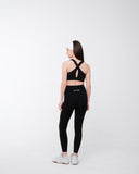 Silka High Waist Leggings with Mesh: Black