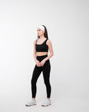 Silka High Waist Leggings: Black