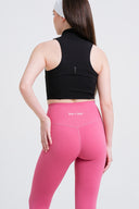 Silka High Waist Leggings: Berry Pink